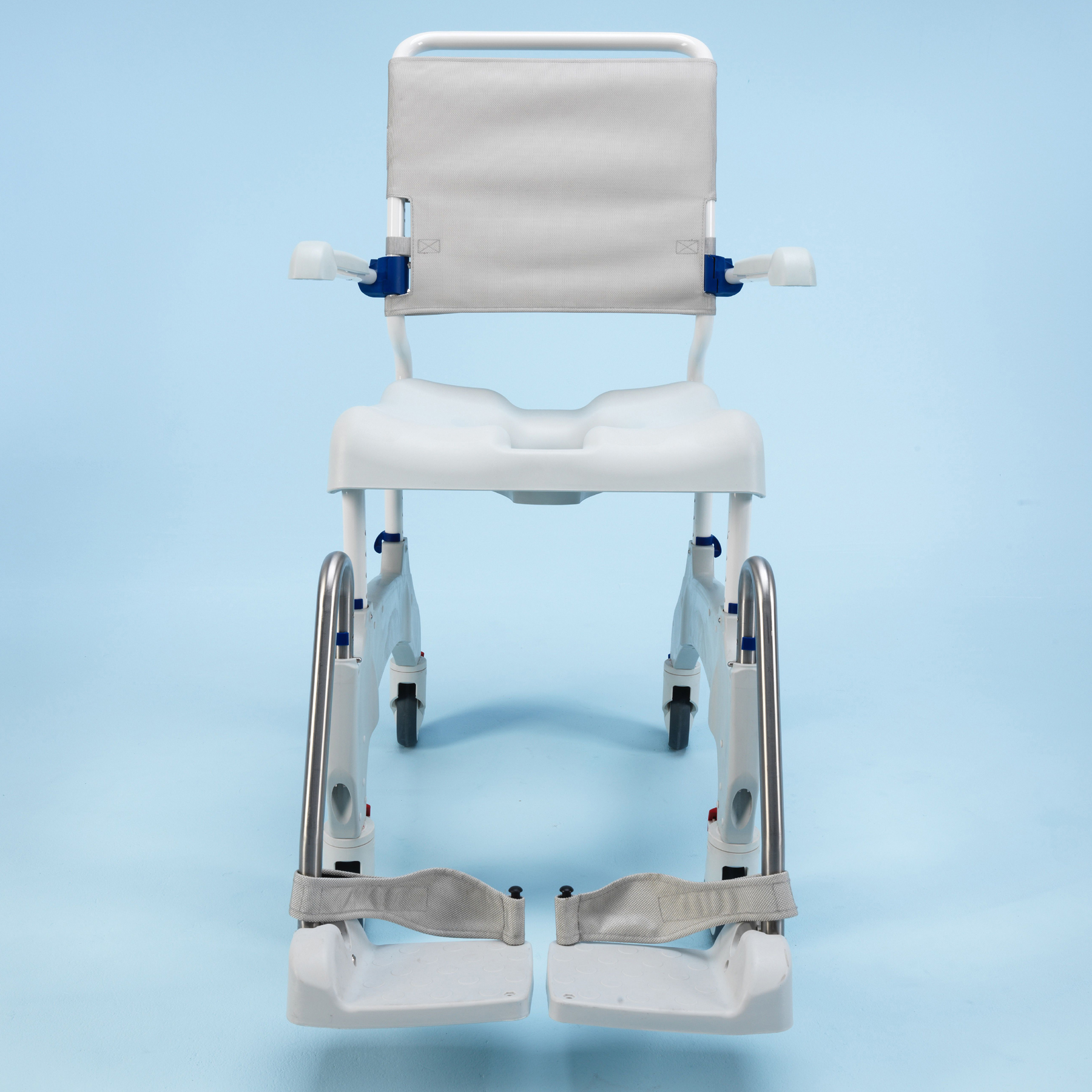 Dusch-/Toilettenstuhl fahrbar Ocean Ergo + popular Softsitz von Invacare